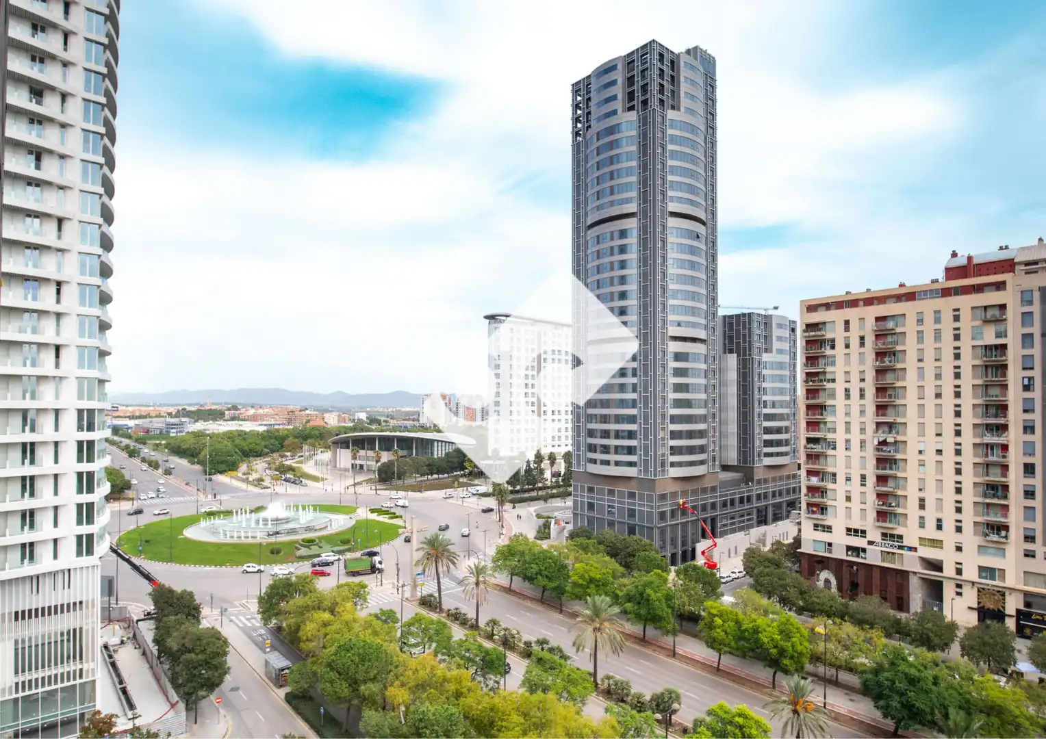 Vista exterior de Piso de alquiler en Valencia con Aire acondicionado, Calefacción y Terraza