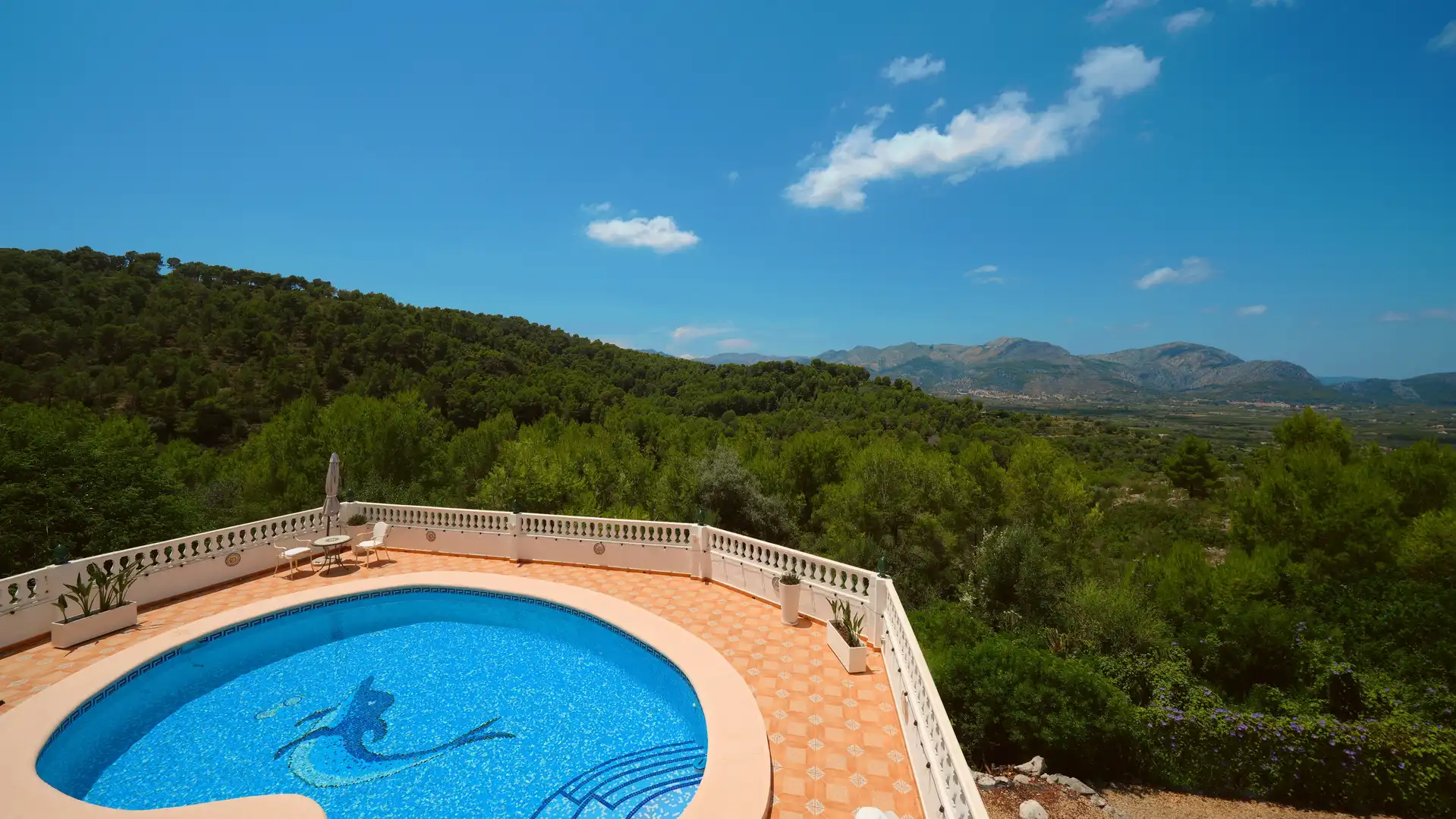 Swimming pool of Country homes for sale in Benidoleig, Alicante