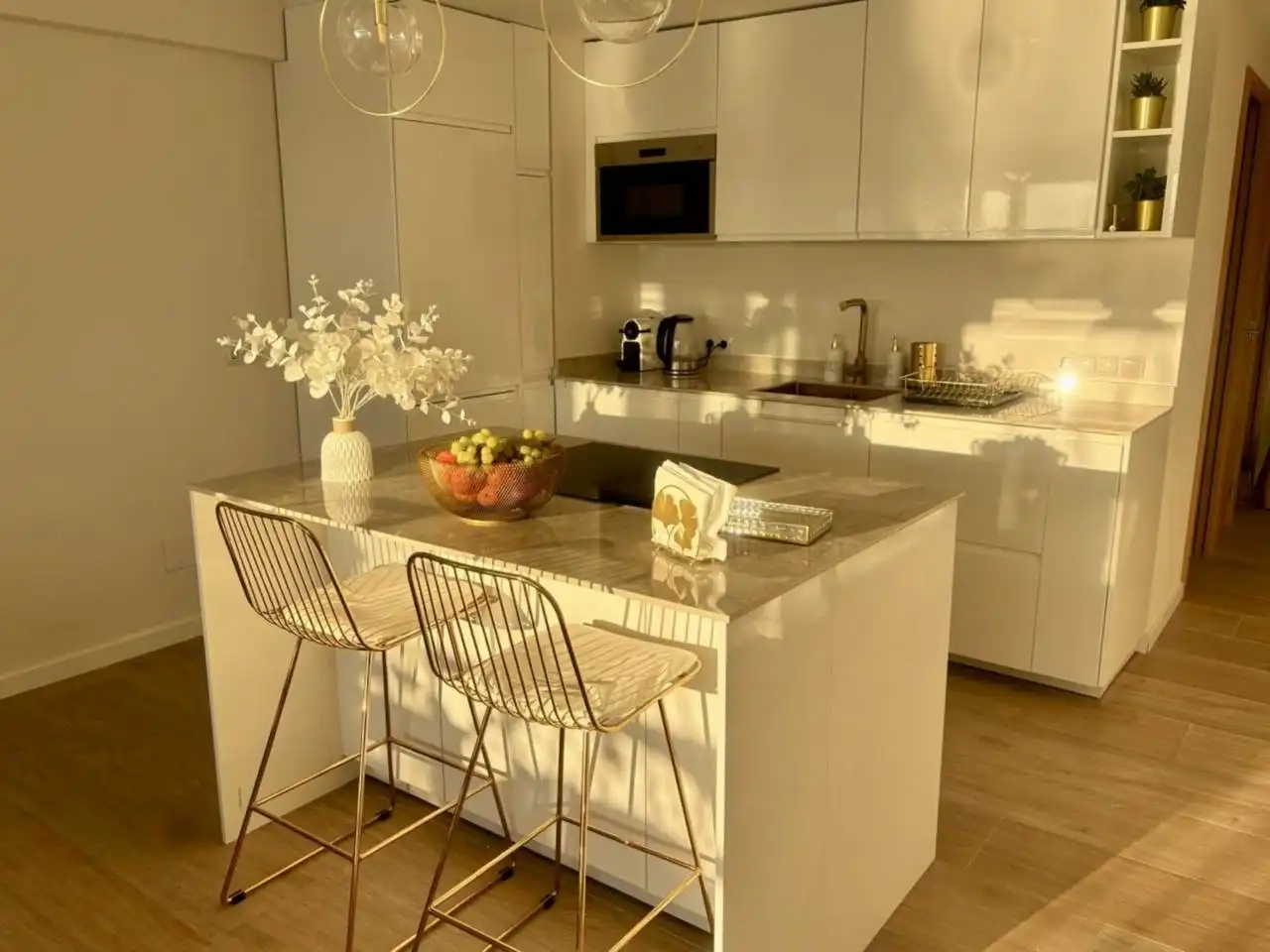 Cocina de Piso de alquiler en Calvià con Aire acondicionado, Calefacción y Amueblado