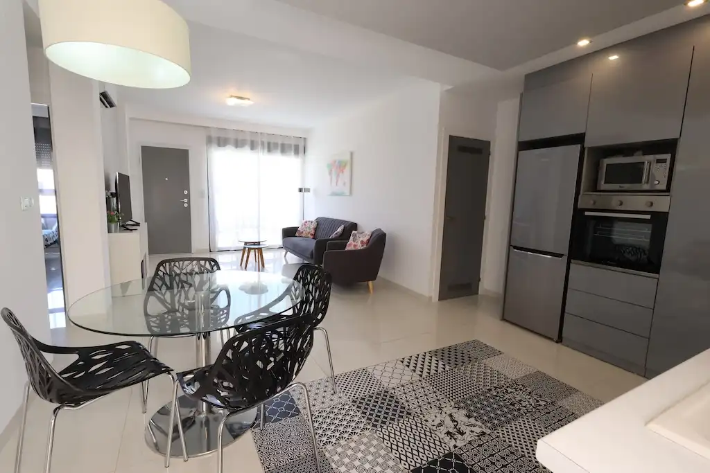Sala d'estar de Apartament en venda en Pilar de la Horadada amb Aire condicionat, Calefacció i Terrassa