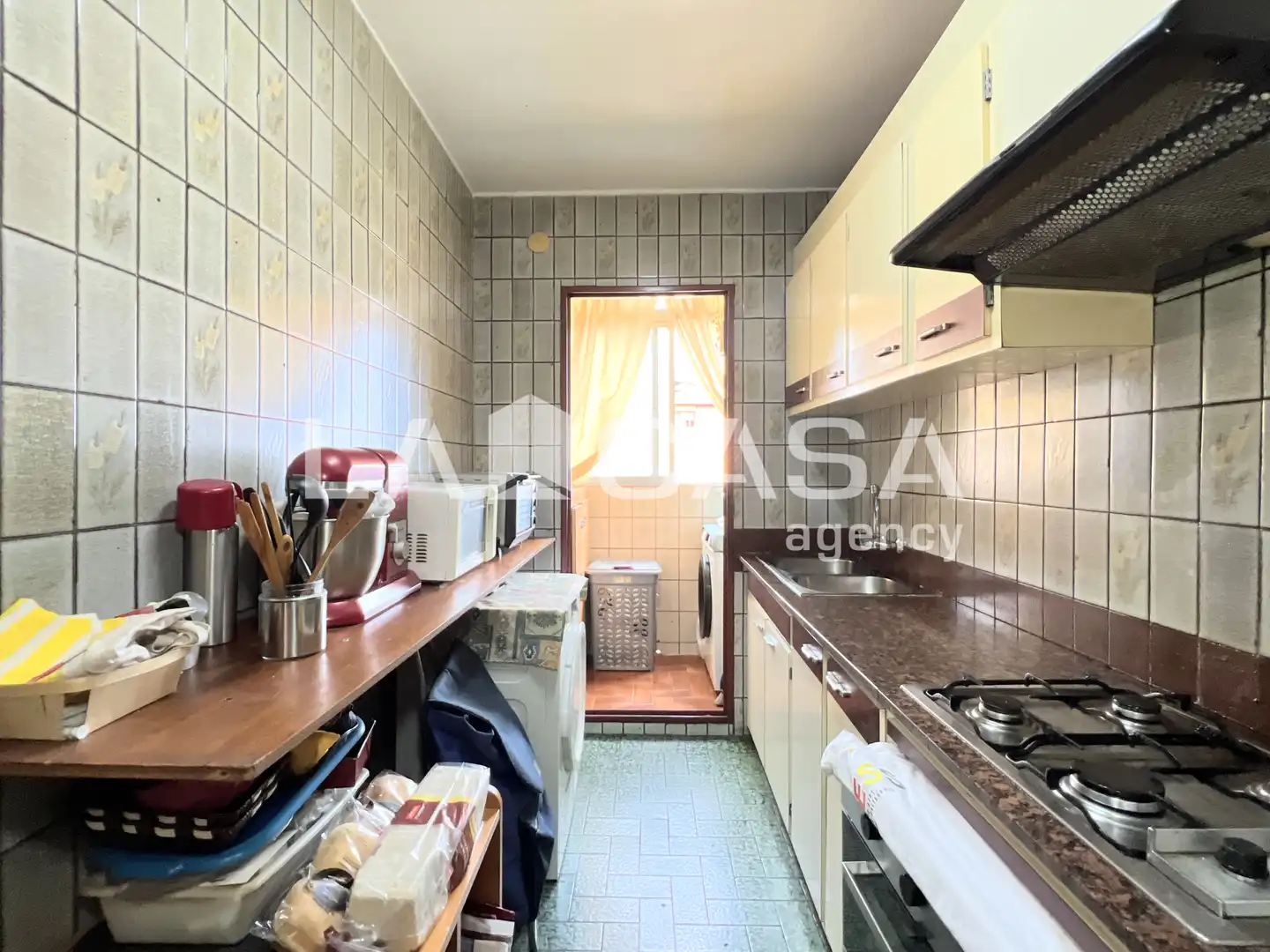 Kitchen of Flat for sale in Badalona  with Balcony