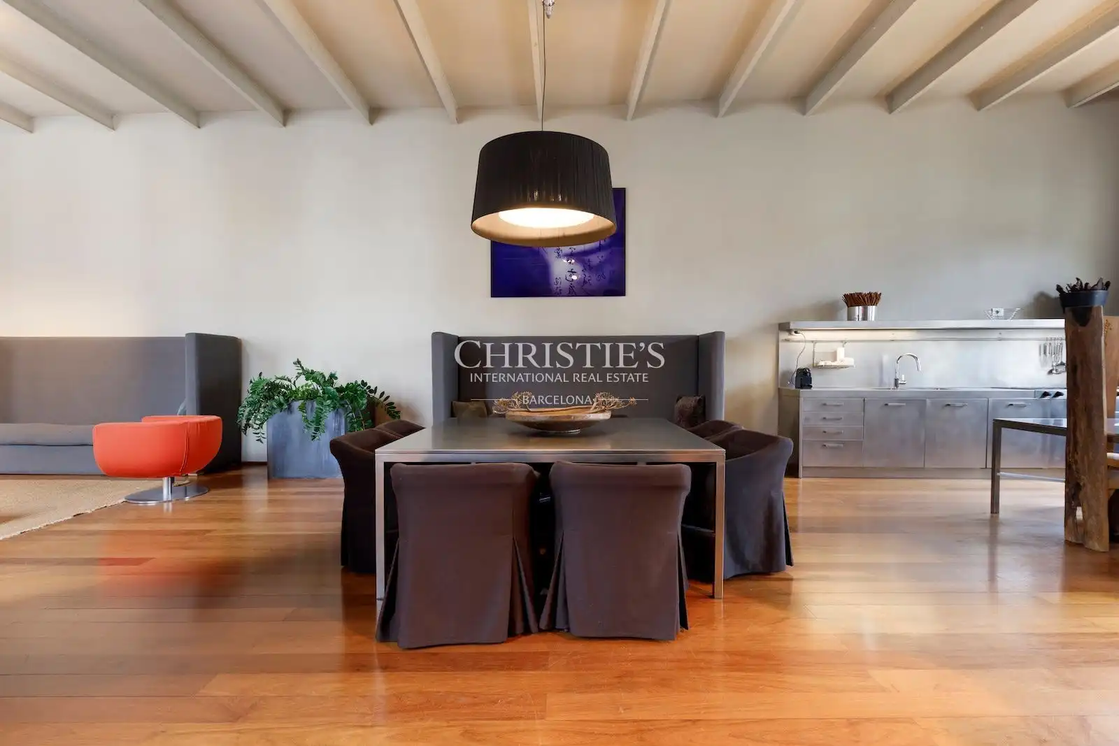 Esszimmer von Dachboden zur Miete in Eixample