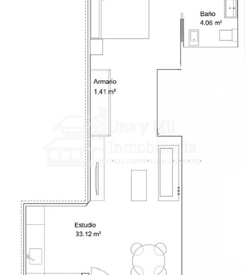 Foto 2 de Estudi en venda a Arias Pinel, Rollo - Puente Ladrillo, Salamanca Capital