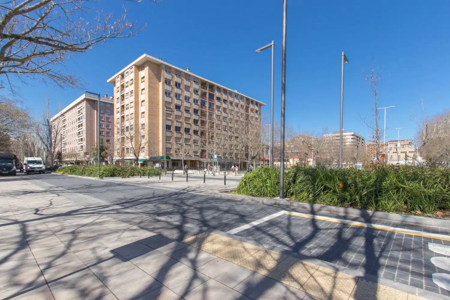 Vista exterior de Piso en venta en  Pamplona / Iruña con Calefacción, Trastero y Amueblado