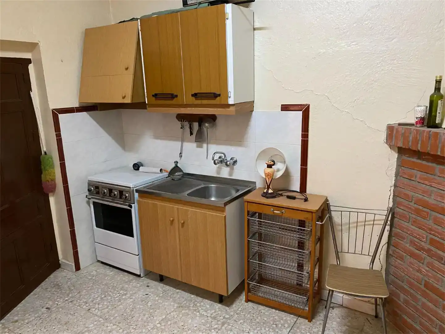 Cuina de Casa adosada en venda en Abrucena amb Parquet i Moblat