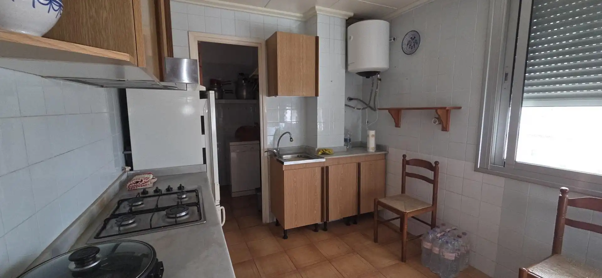 Küche von Wohnung zum Verkauf in Archena mit Klimaanlage und Balkon