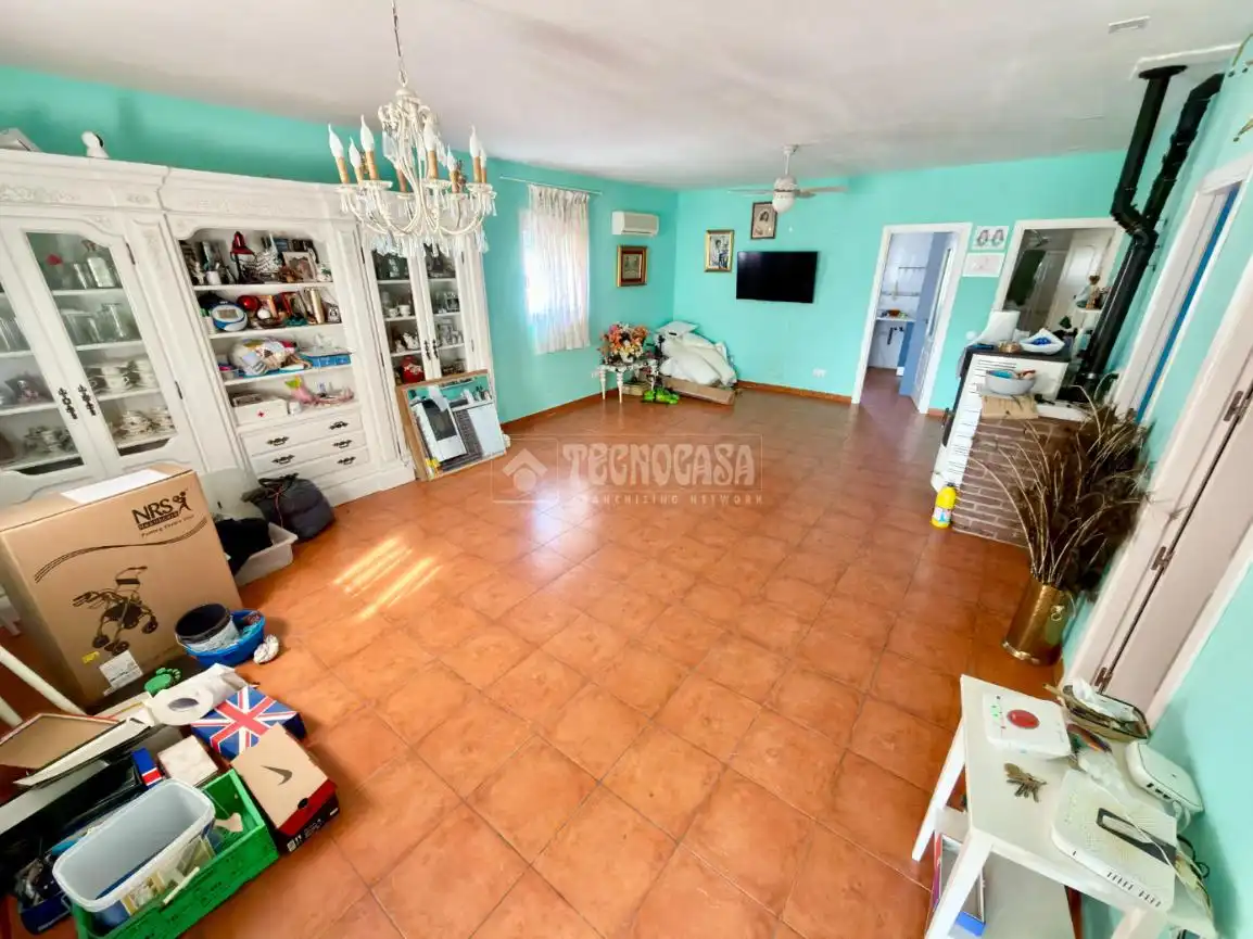 Sala de estar de Casa o chalet en venta en Valdeavero con Calefacción y Piscina