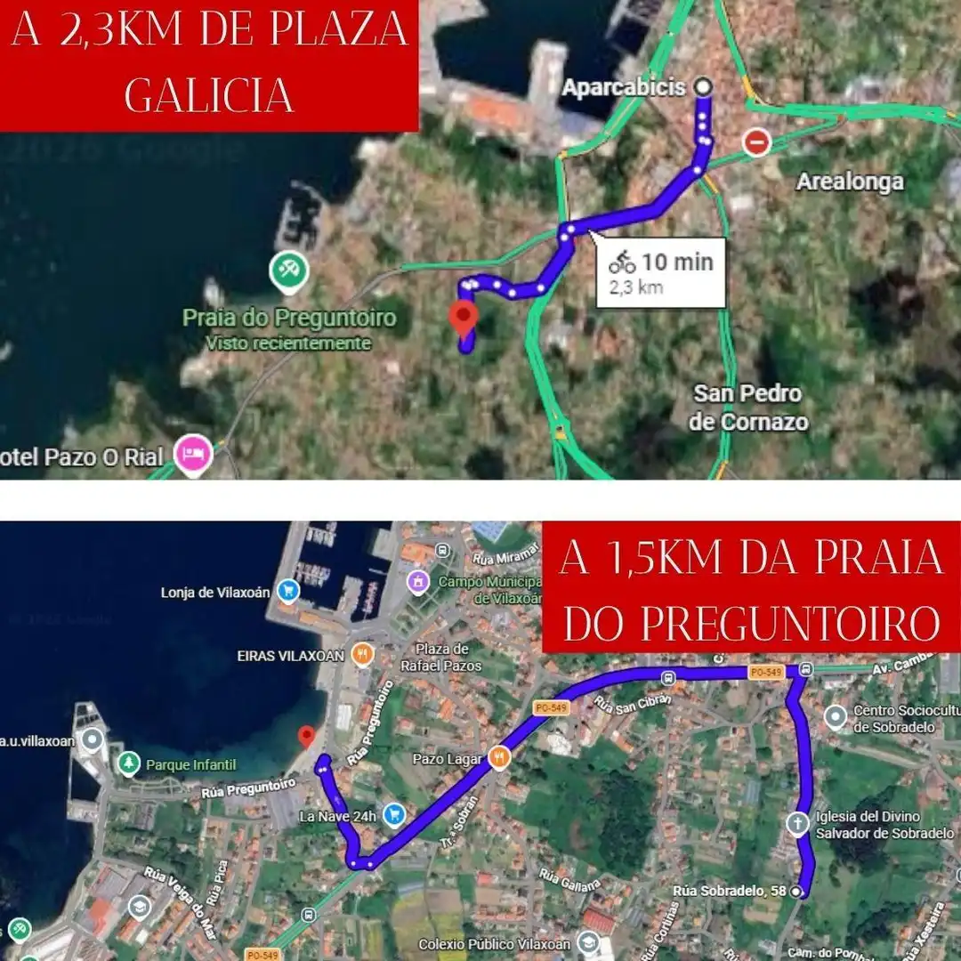 Vista exterior de Casa o xalet en venda en Vilagarcía de Arousa amb Jardí privat, Terrassa i Traster