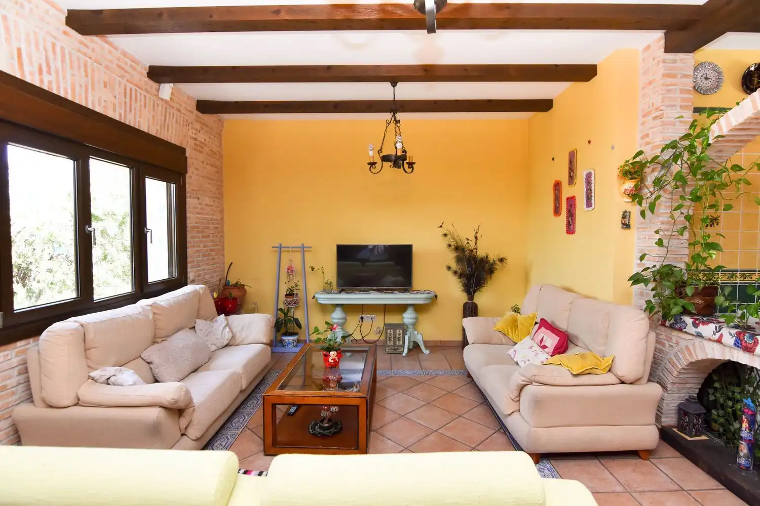 Sala de estar de Finca rústica en venta en Navalcarnero con Jardín privado, Terraza y Trastero
