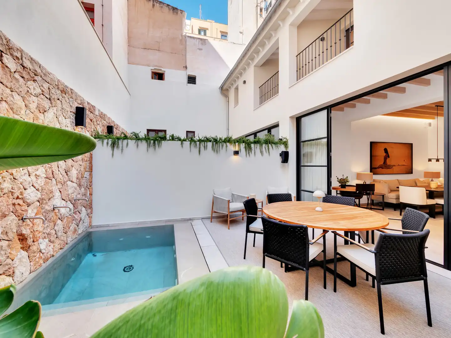 Terrace of Detached homes for rent in  Palma de Mallorca  with Air Conditioner, Heating and Private garden