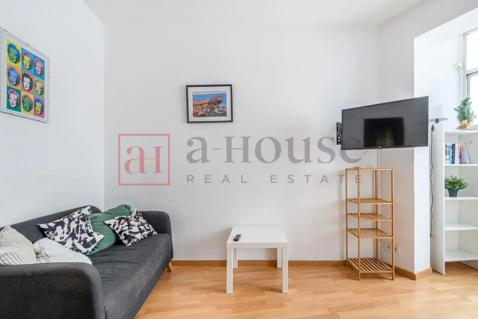 Sala de estar de Piso en venta en Barcelona con Aire acondicionado, Calefacción y Parquet