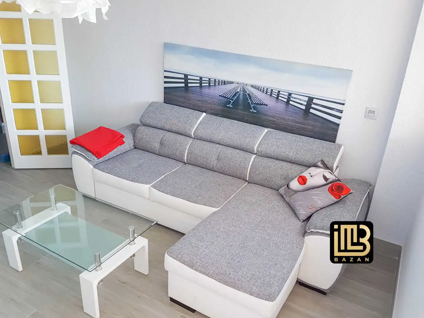Wohnzimmer von Wohnung zur Miete in Málaga mit Klimaanlage, Heizung und Terrasse