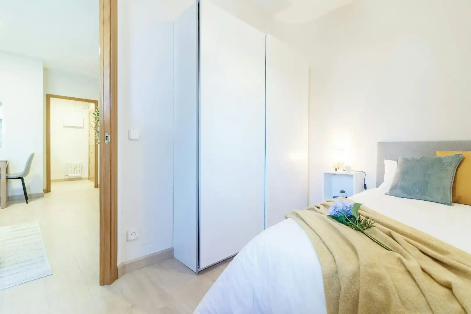 Habitación de Piso de alquiler en Madrid con Aire acondicionado, Calefacción y Amueblado