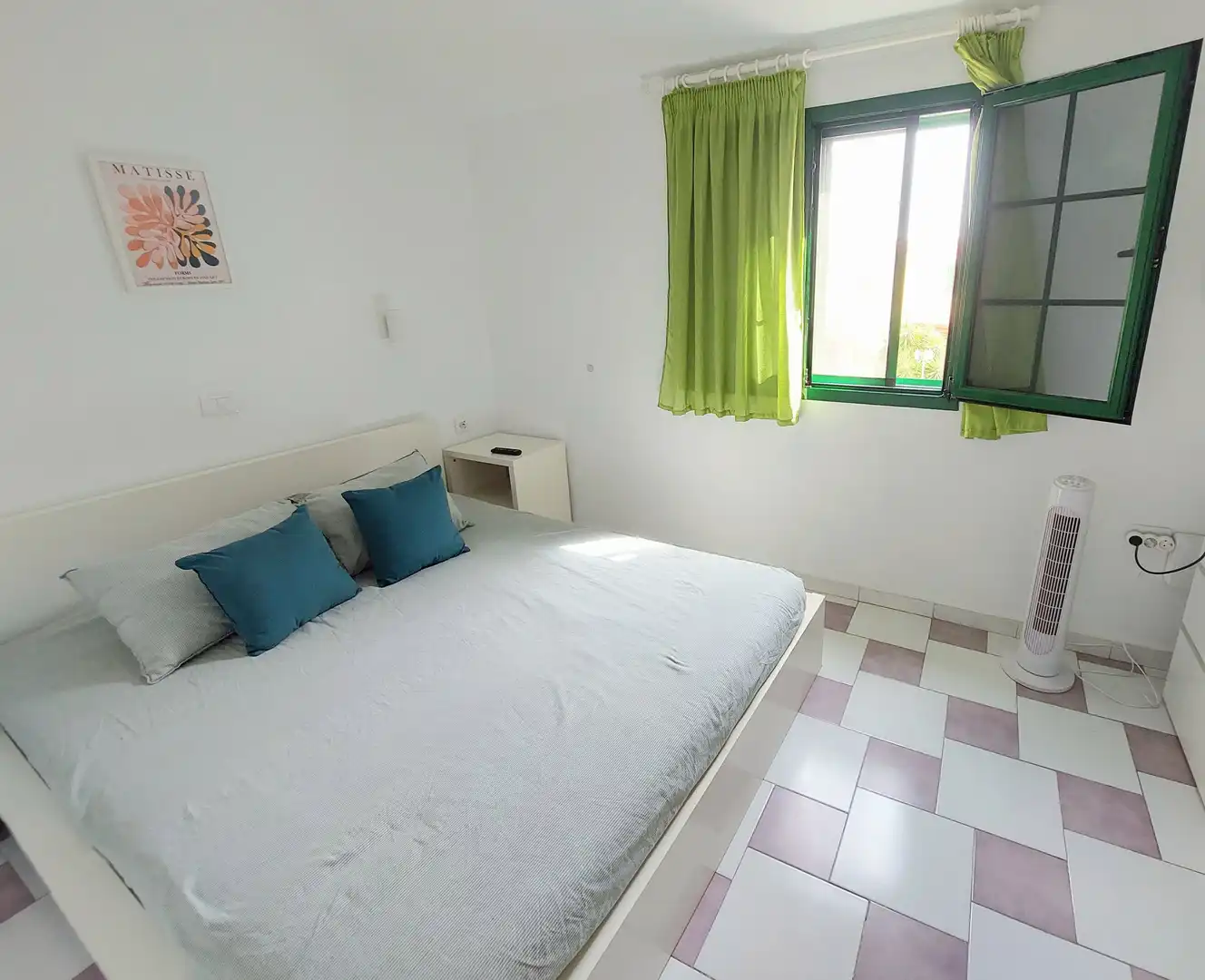 Schlafzimmer von Maisonette zur Miete in San Bartolomé de Tirajana mit Klimaanlage, Privatgarten und Terrasse