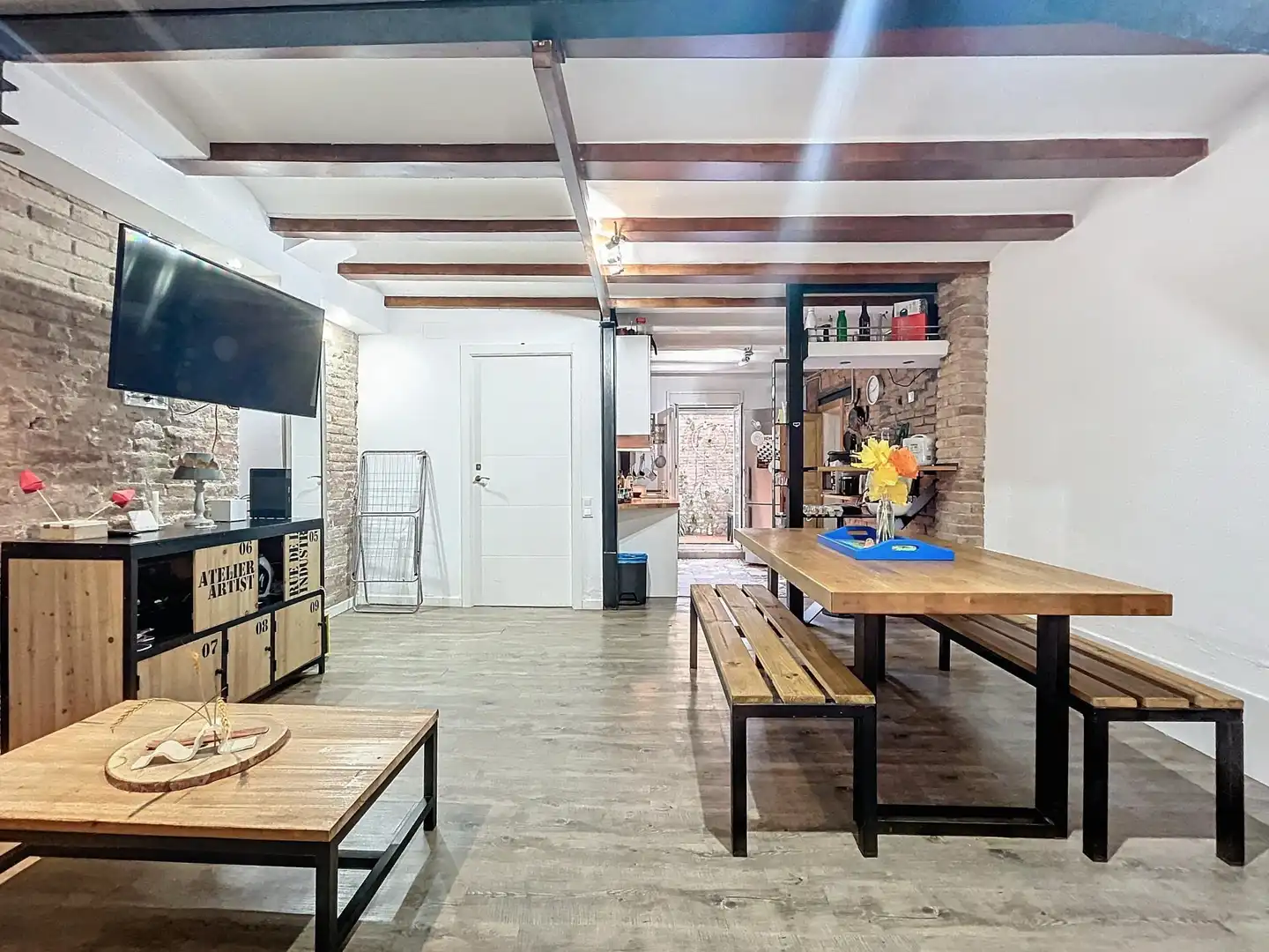 Sala d'estar de Dúplex en venda en Barcelona amb Terrassa