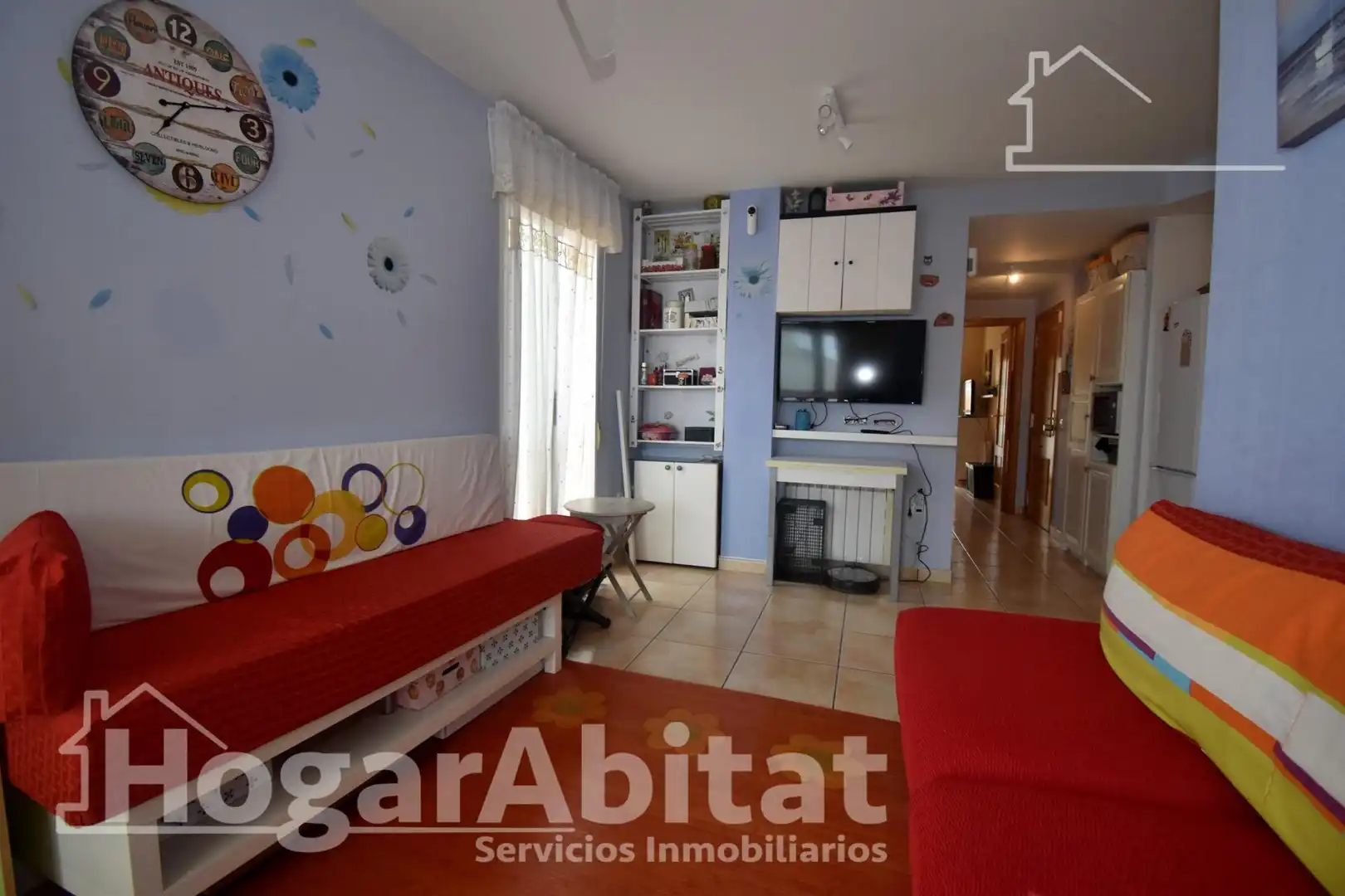 Sala de estar de Ático en venta en Moncofa con Terraza, Trastero y Amueblado