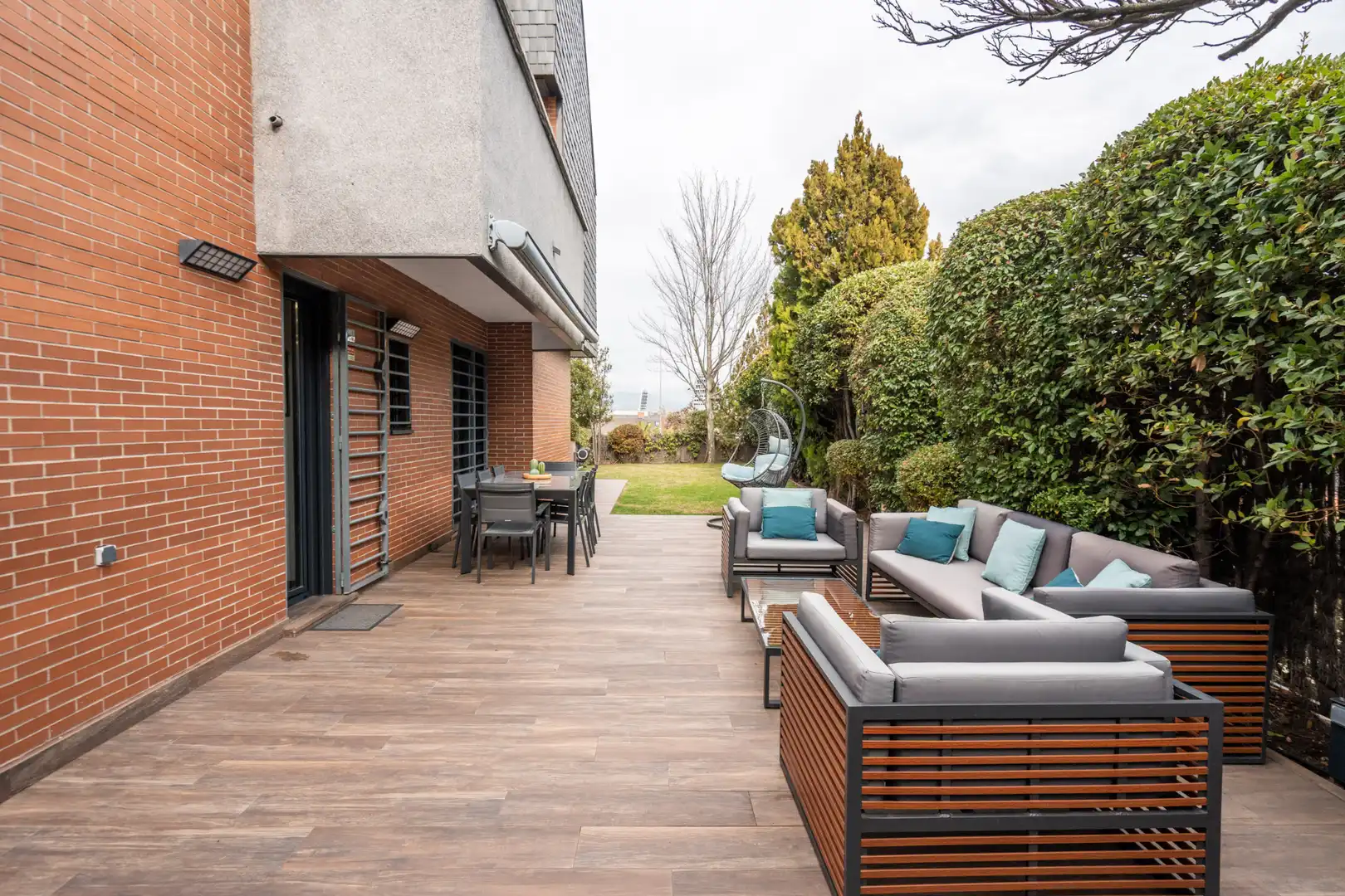 Terraza de Casa adosada en venta en Las Rozas de Madrid con Aire acondicionado, Calefacción y Jardín privado