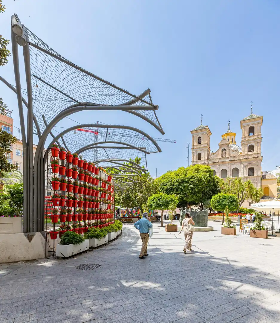 Vista exterior de Piso en venta en Murcia con Aire acondicionado, Parquet y Trastero