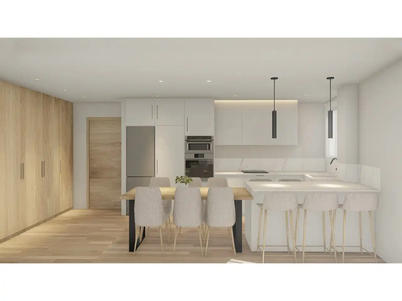 Küche von Wohnung zum Verkauf in Sueca mit Klimaanlage und Heizung