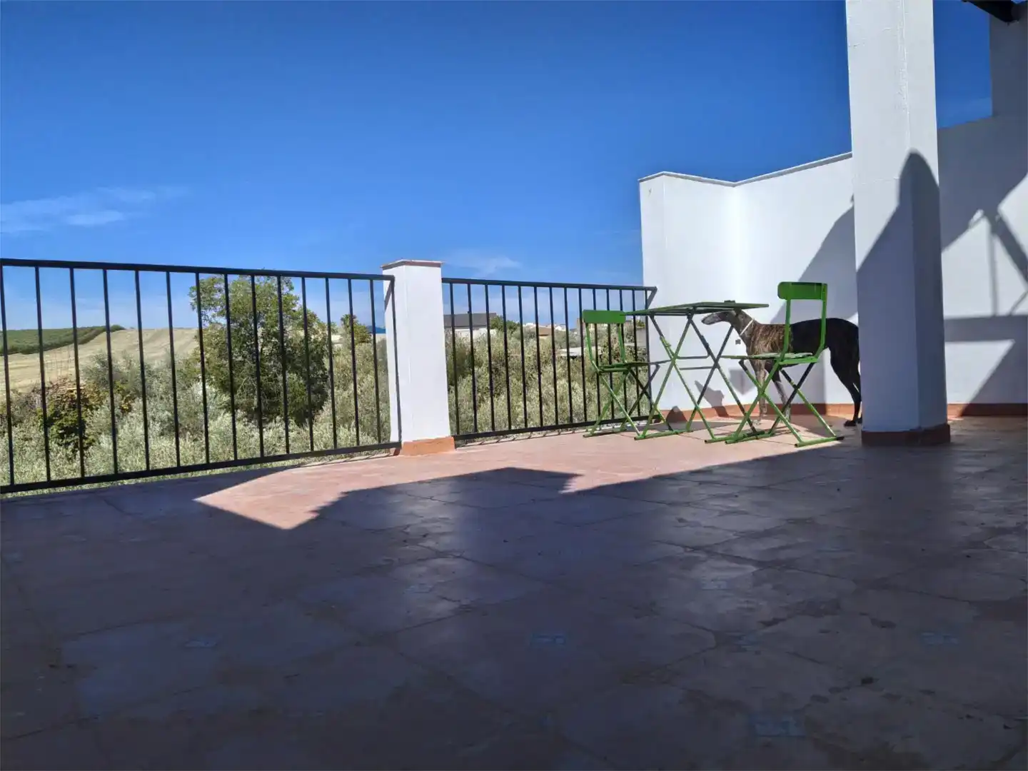 Terrassa de Casa adosada per a compartir en Córdoba amb Aire condicionat, Moblat i Forn