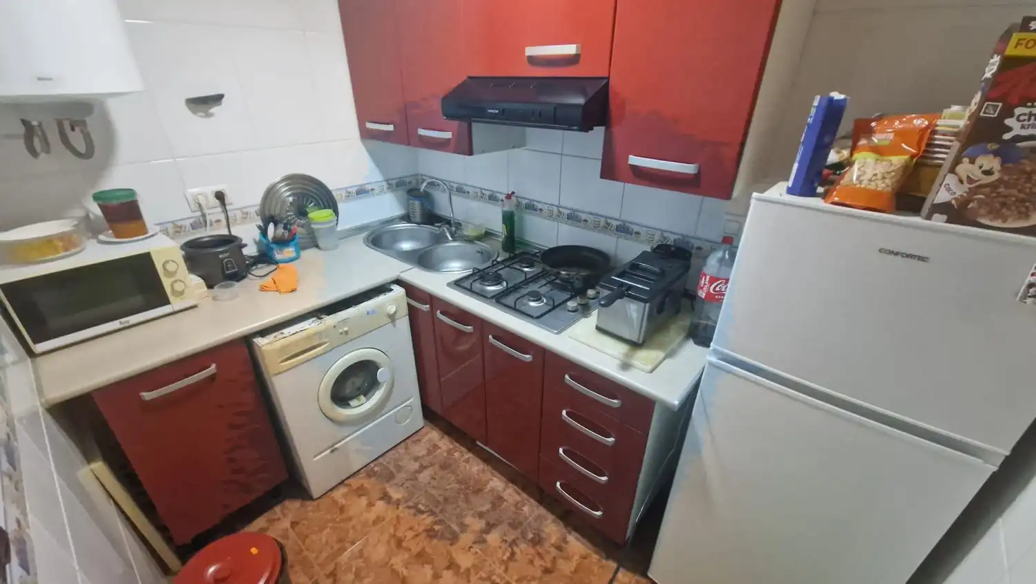 Cuina de Casa adosada en venda en Jaén amb Aire condicionat, Calefacció i Terrassa