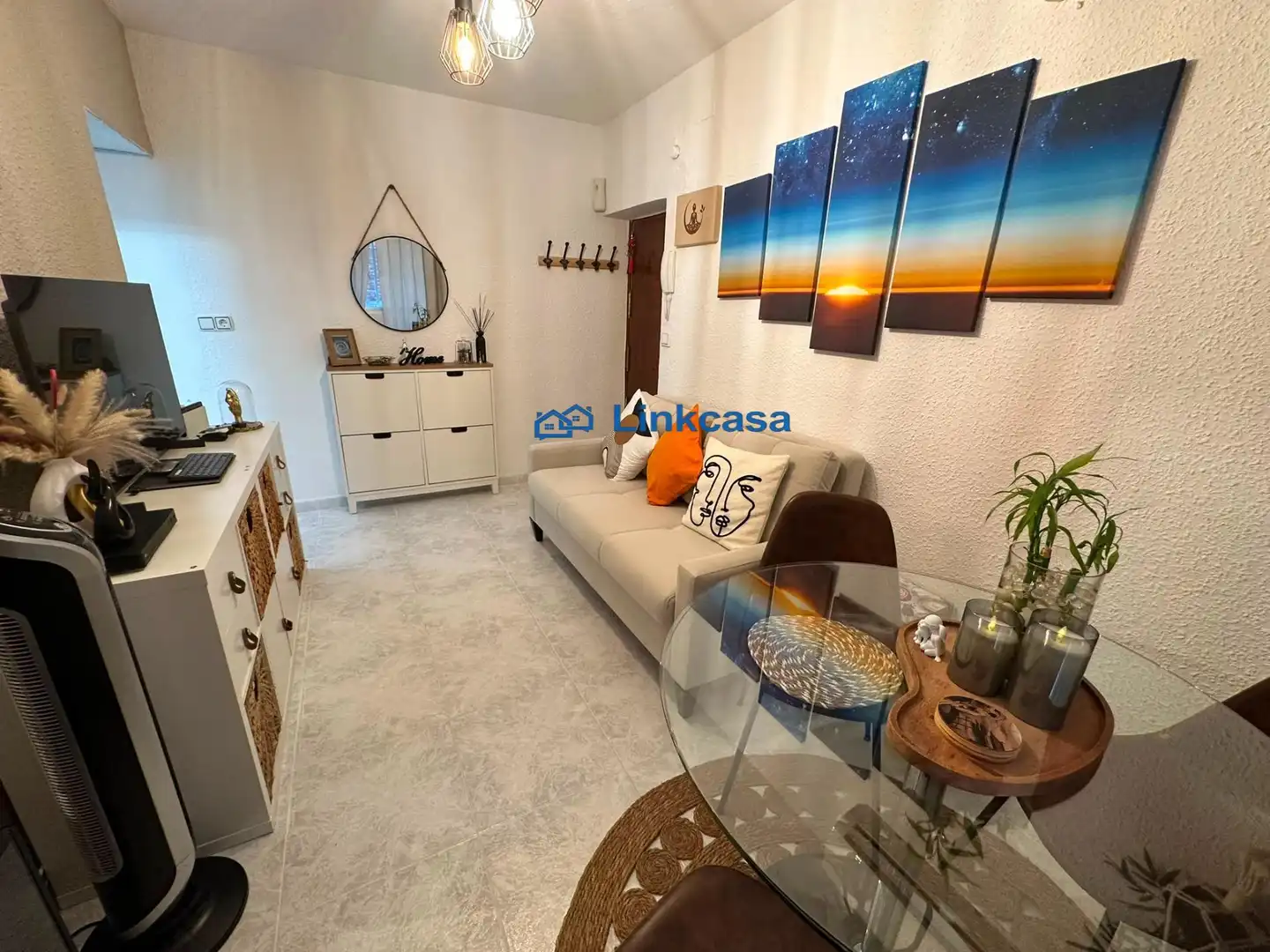 Living room of Flat for sale in Madrid  with Air Conditioner and Heating