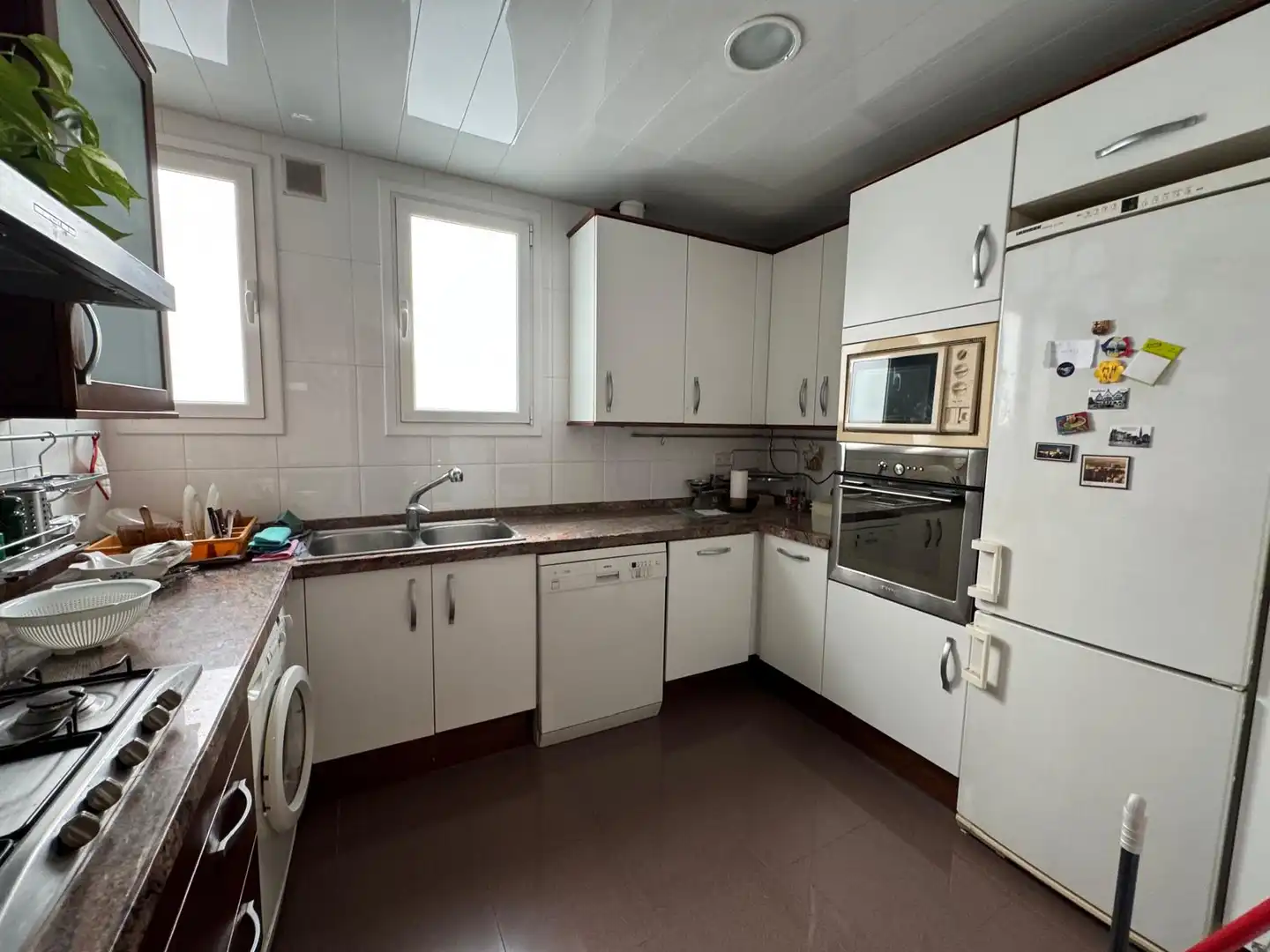 Cocina de Piso en venta en Barcelona con Parquet, Amueblado y Horno