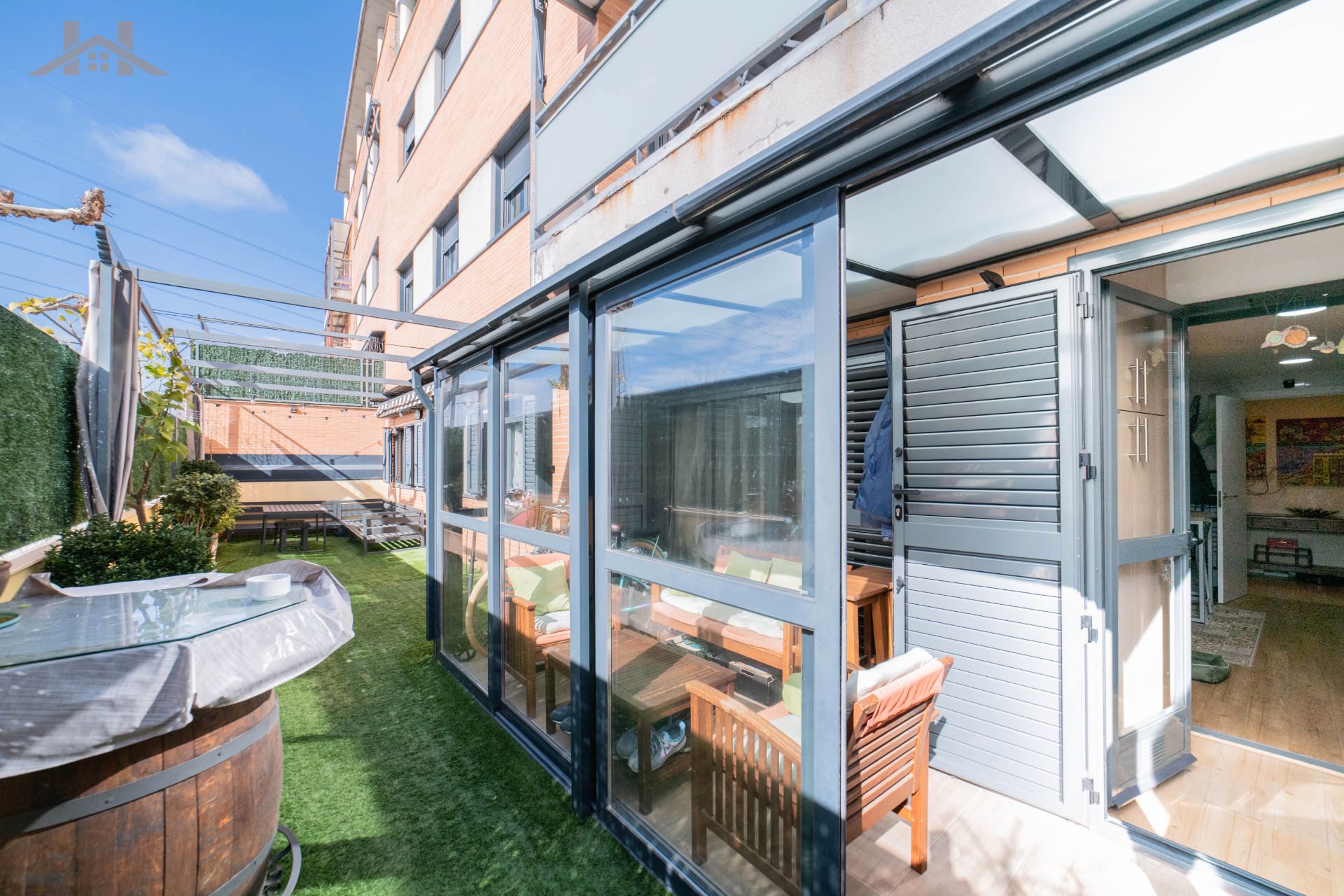 Terraza de Planta baja en venta en Arroyomolinos (Madrid) con Aire acondicionado, Calefacción y Jardín privado