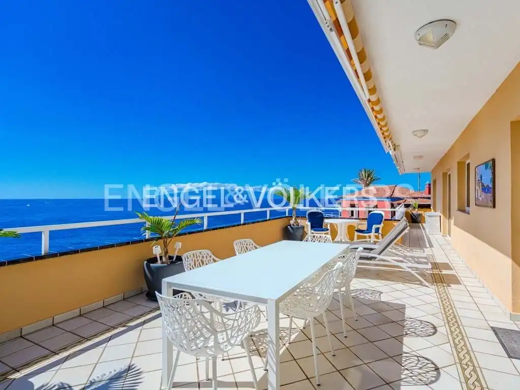 Terrasse von Wohnung zum Verkauf in Santiago del Teide mit Terrasse und Schwimmbad