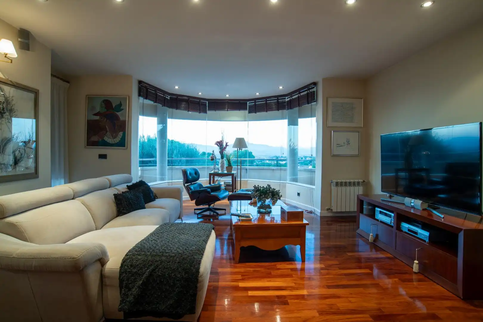 Sala de estar de Casa o chalet en venta en Molina de Segura con Calefacción, Jardín privado y Parquet
