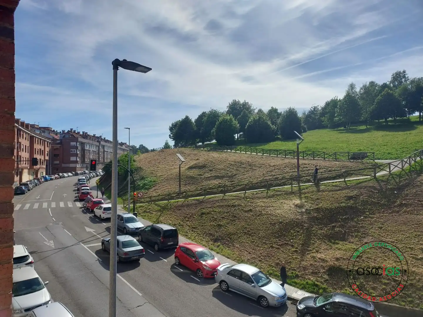 Parking of Flat for sale in Gijón   with Heating, Private garden and Storage room