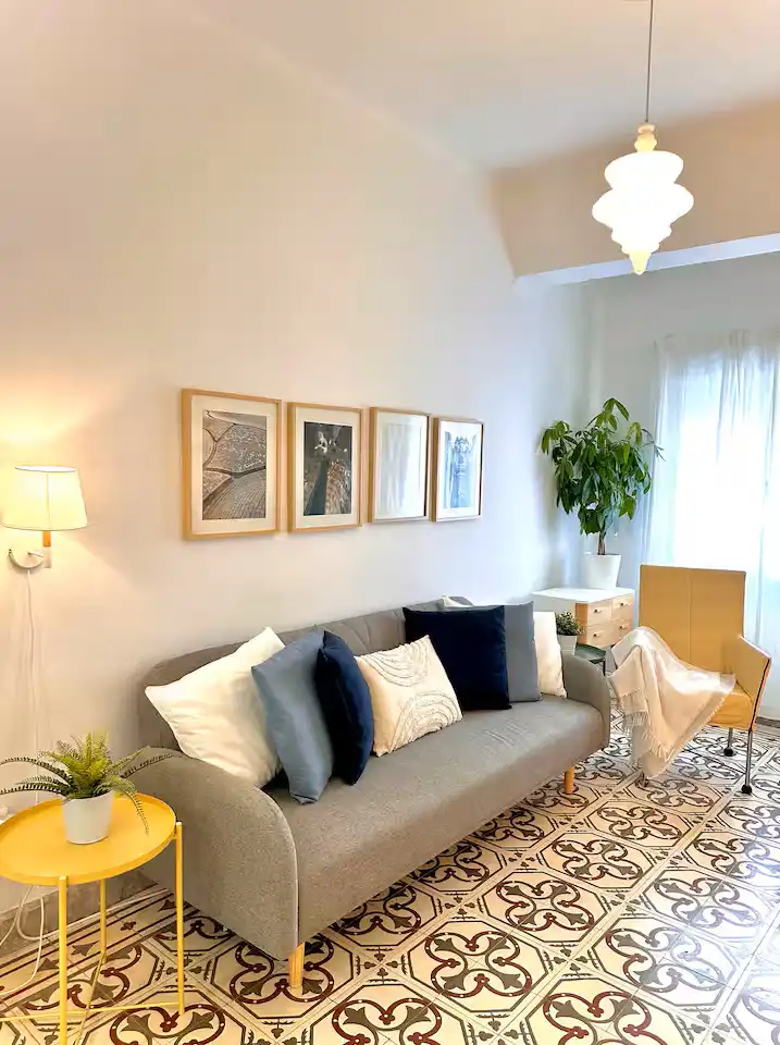 Living room of Flat for sale in Málaga  with Air Conditioner, Heating and Furnished