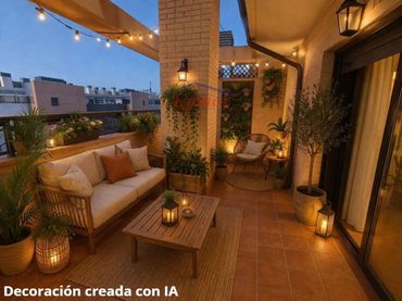 Àtic amb balcó en venda a El Yesero