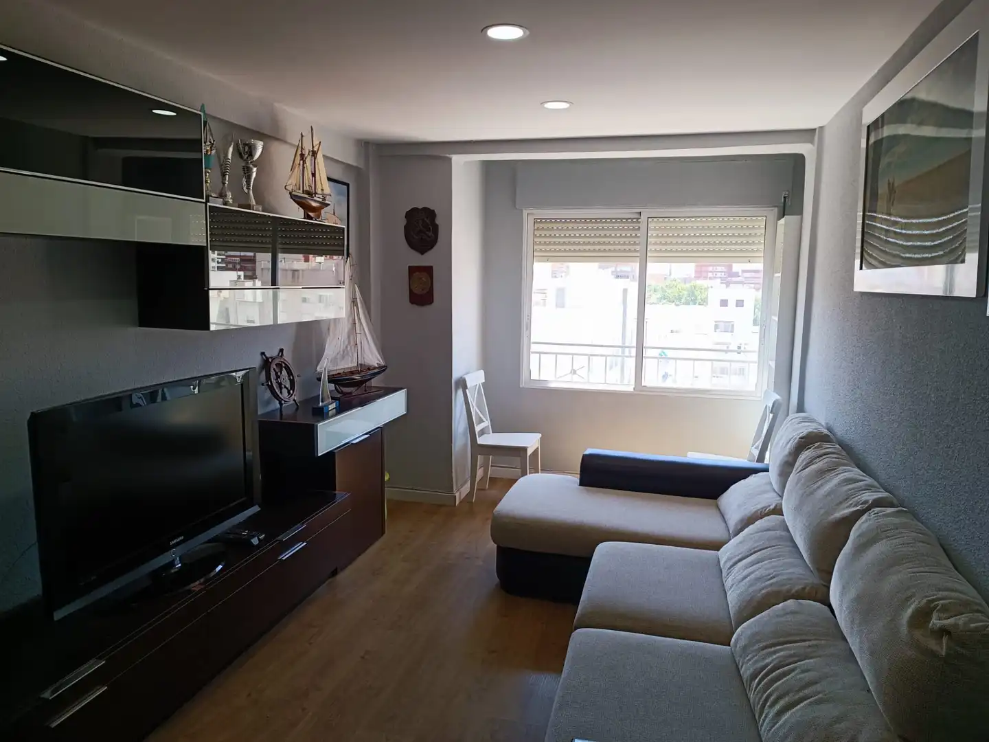 Living room of Flat for rent in Cartagena  with Furnished and Balcony