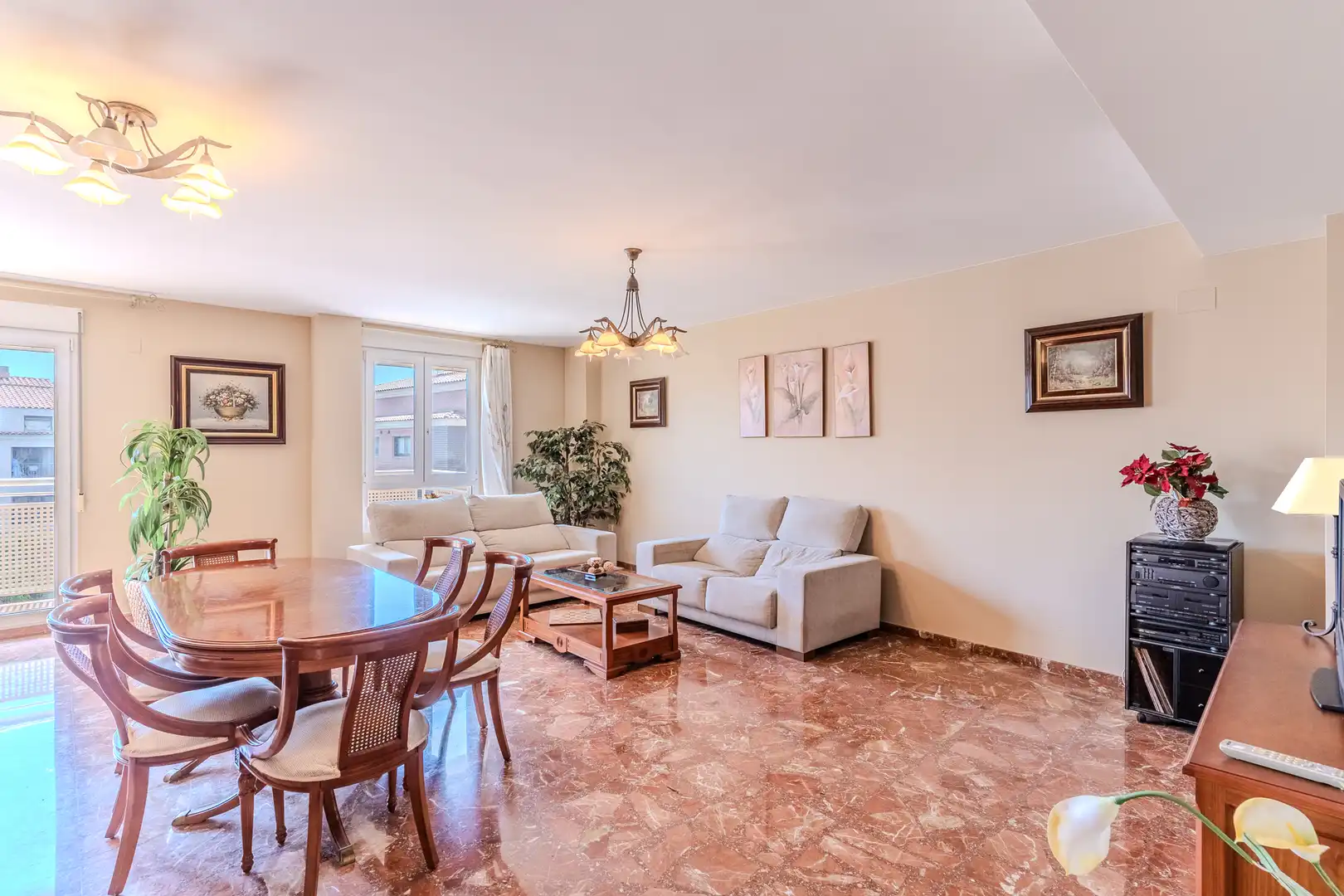 Sala d'estar de Dúplex en venda en Vila-real amb Aire condicionat, Calefacció i Terrassa