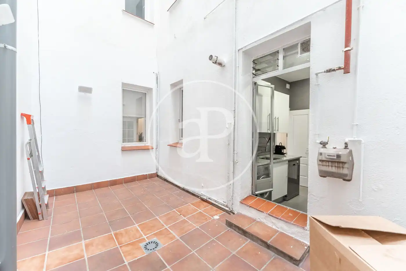 Exterior view of Flat for rent in Madrid  with Air Conditioner, Heating and Private garden