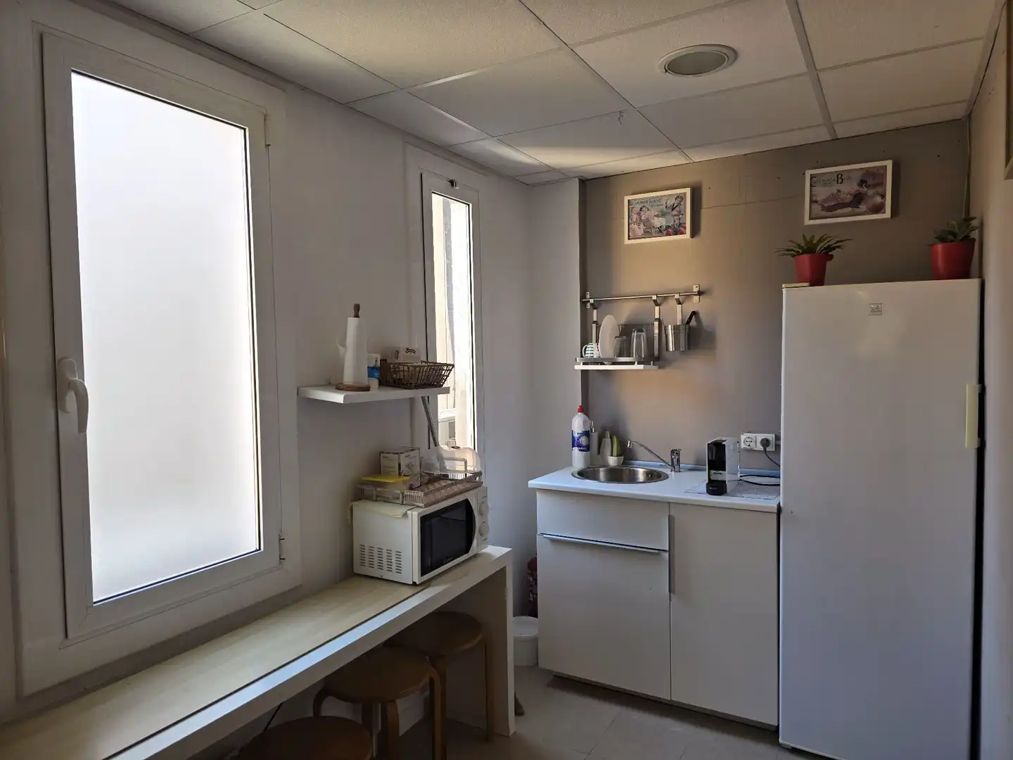Cocina de Local de alquiler en Barcelona con Aire acondicionado