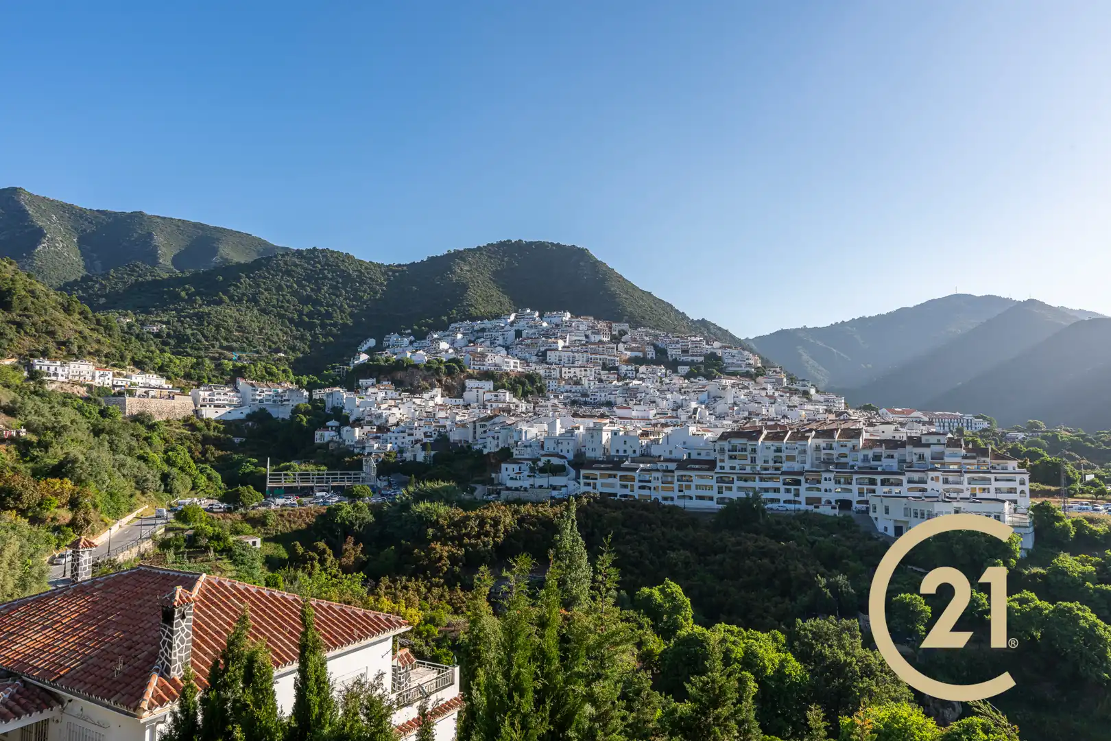 Vista exterior de Finca rústica en venta en Ojén con Jardín privado, Terraza y Piscina