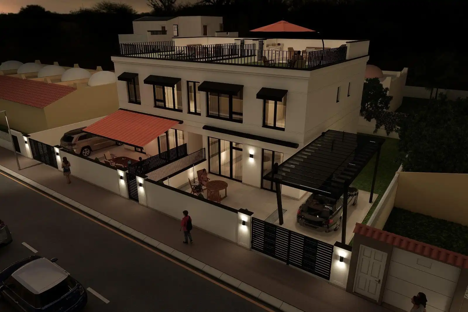 Terraza de Casa o chalet en venta en Torrevieja con Aire acondicionado, Jardín privado y Terraza