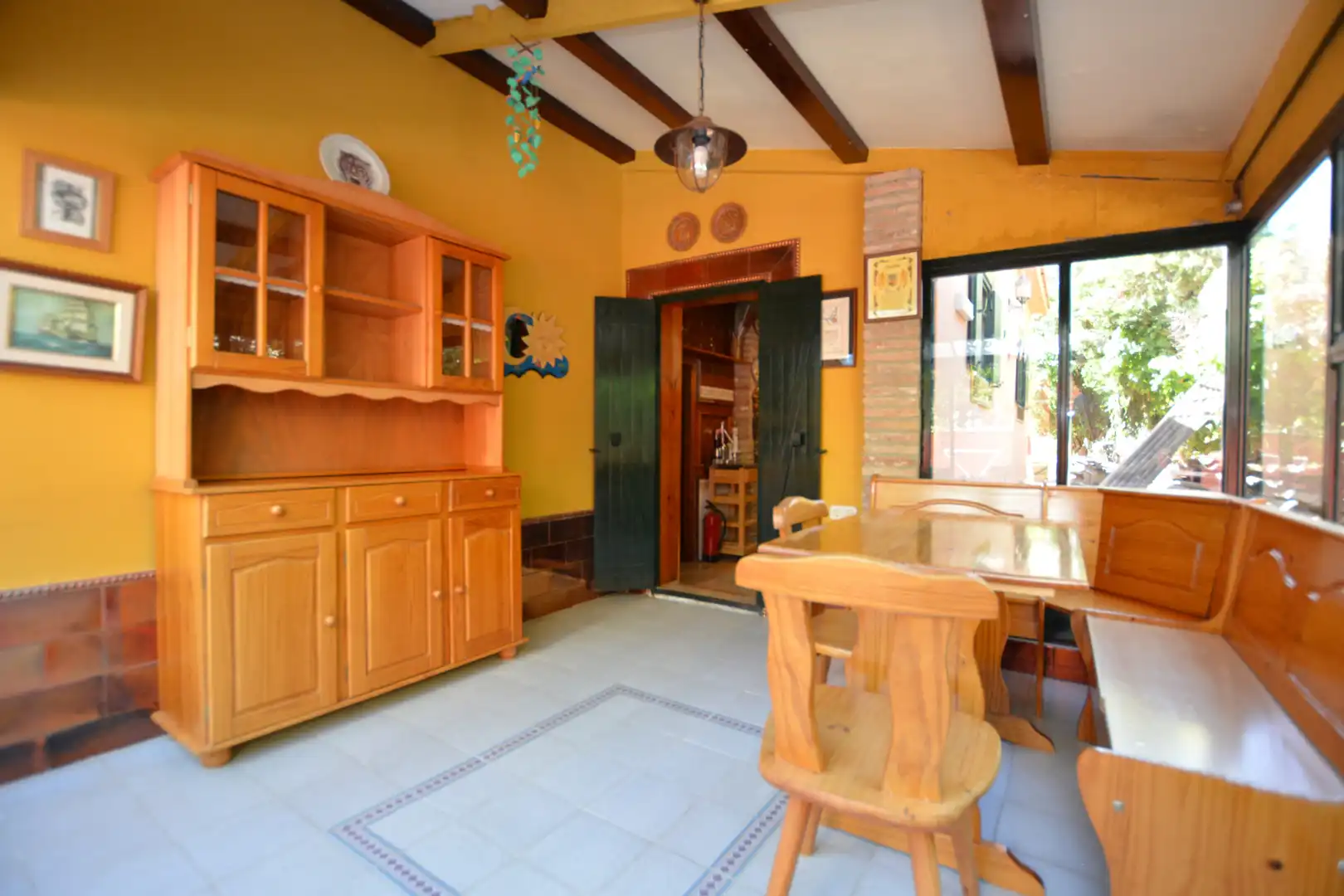 Cocina de Casa o chalet en venta en Guillena con Aire acondicionado, Calefacción y Jardín privado