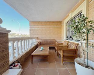 Terrace of Single-family semi-detached for sale in  Almería Capital  with Air Conditioner, Heating and Terrace