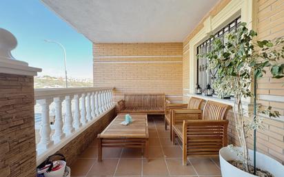 Terrace of Single-family semi-detached for sale in  Almería Capital  with Air Conditioner, Heating and Terrace