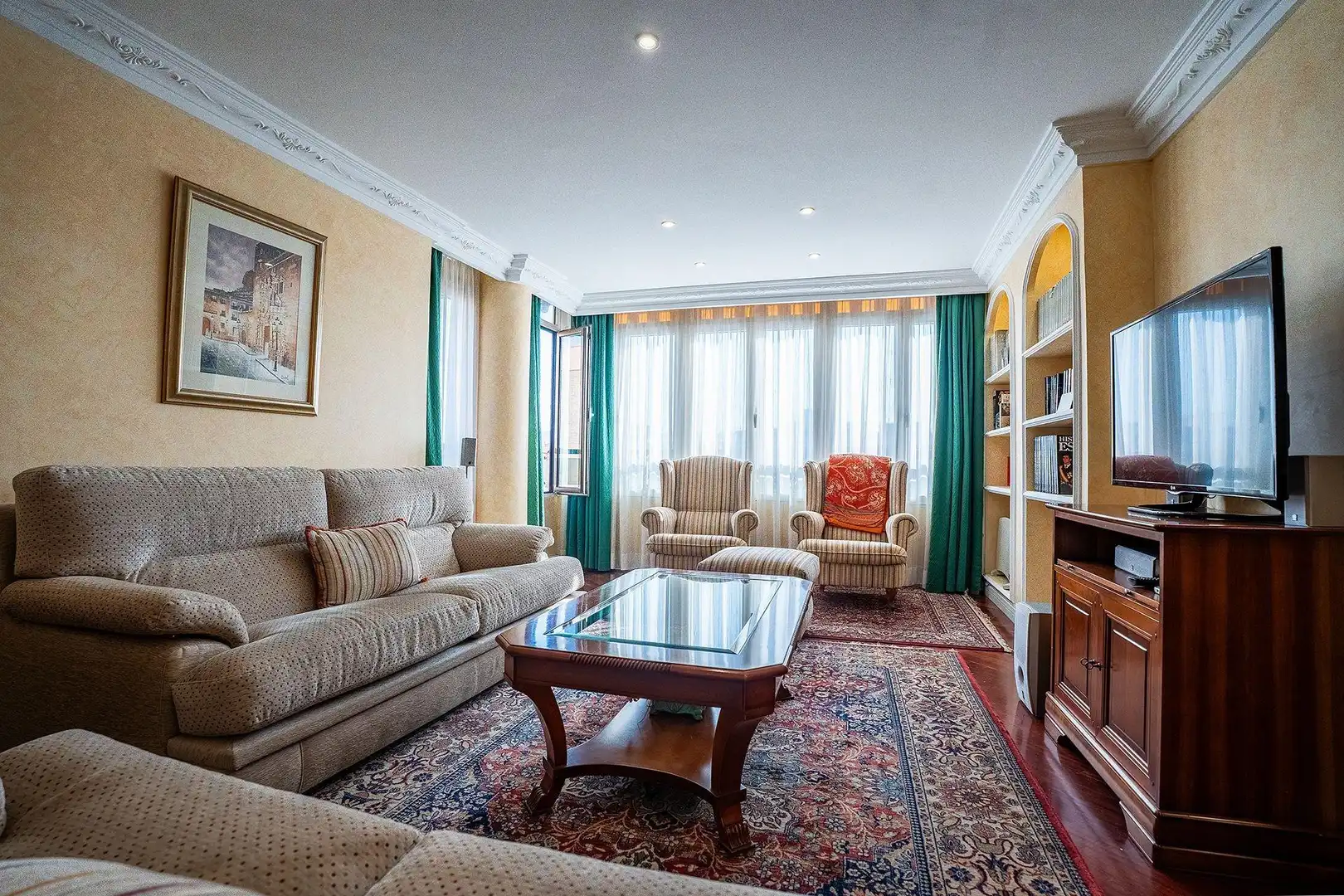 Sala de estar de Piso en venta en Alicante / Alacant con Jardín privado y Trastero