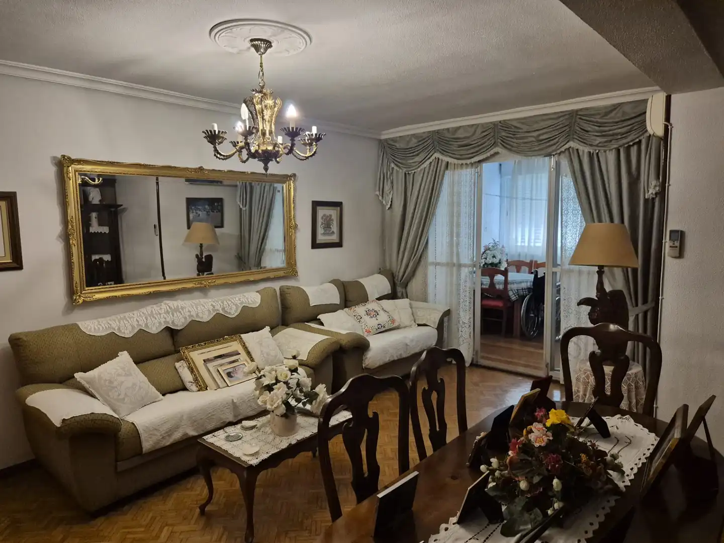 Wohnzimmer von Wohnung zum Verkauf in Talavera de la Reina mit Heizung, Parkett und Terrasse