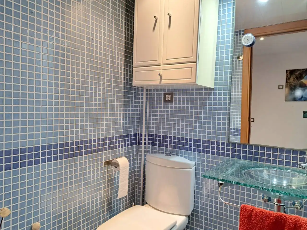 Baño de Piso de alquiler en Cubelles con Aire acondicionado, Calefacción y Terraza