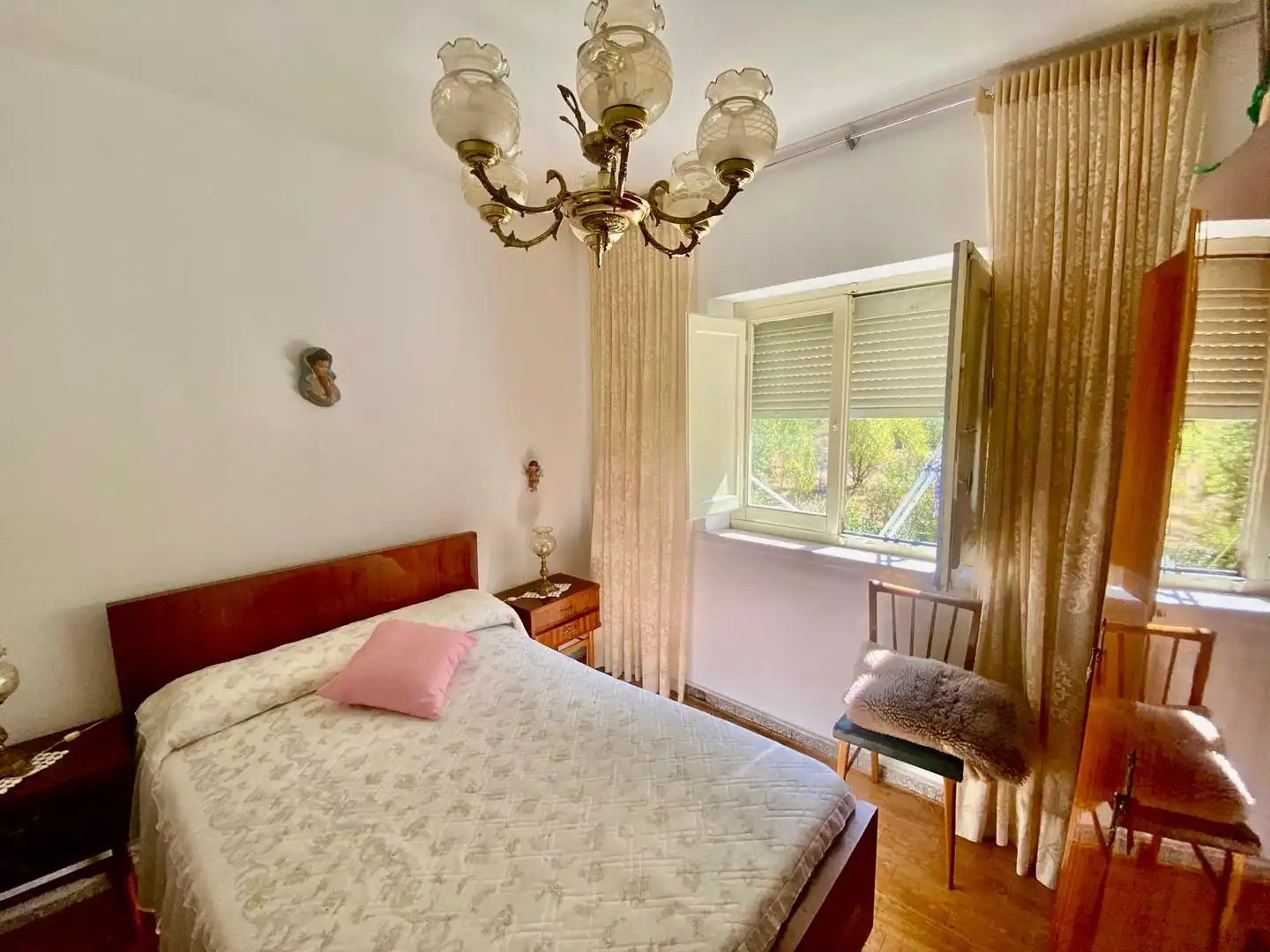 Bedroom of Flat for sale in La Pola de Gordón   with Storage room and Furnished