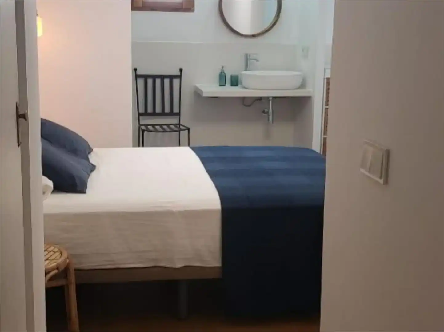 Schlafzimmer von Wohnung zur Miete in Altea mit Klimaanlage, Parkett und Möbliert