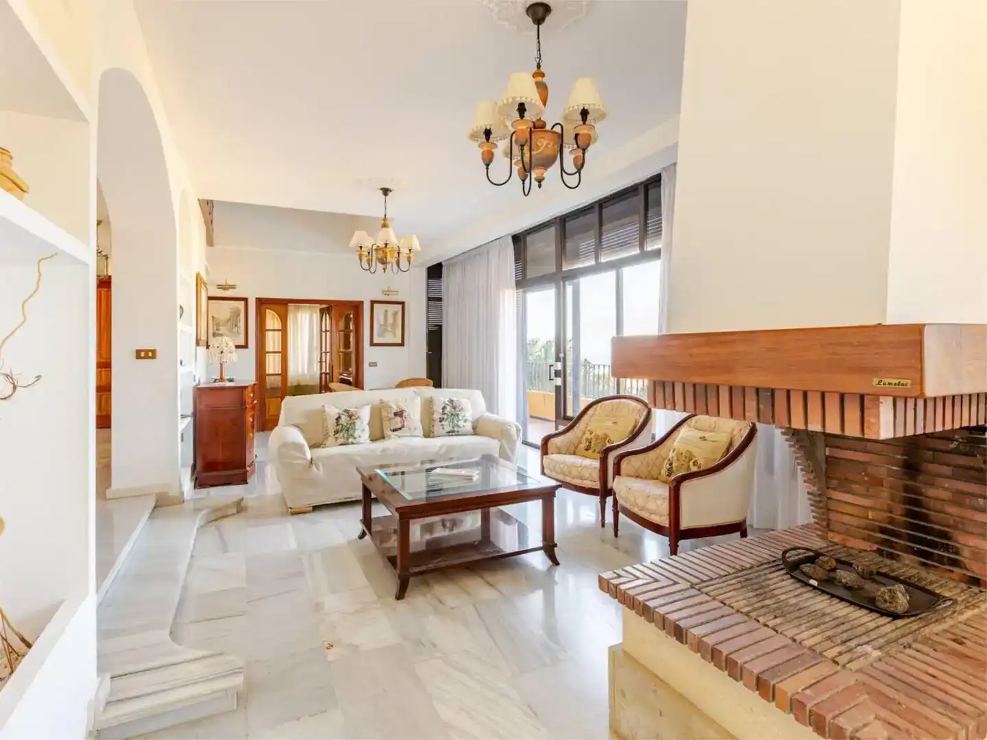 Living room of Houses for rent in Güímar  with Private garden, Parquet flooring and Swimming Pool