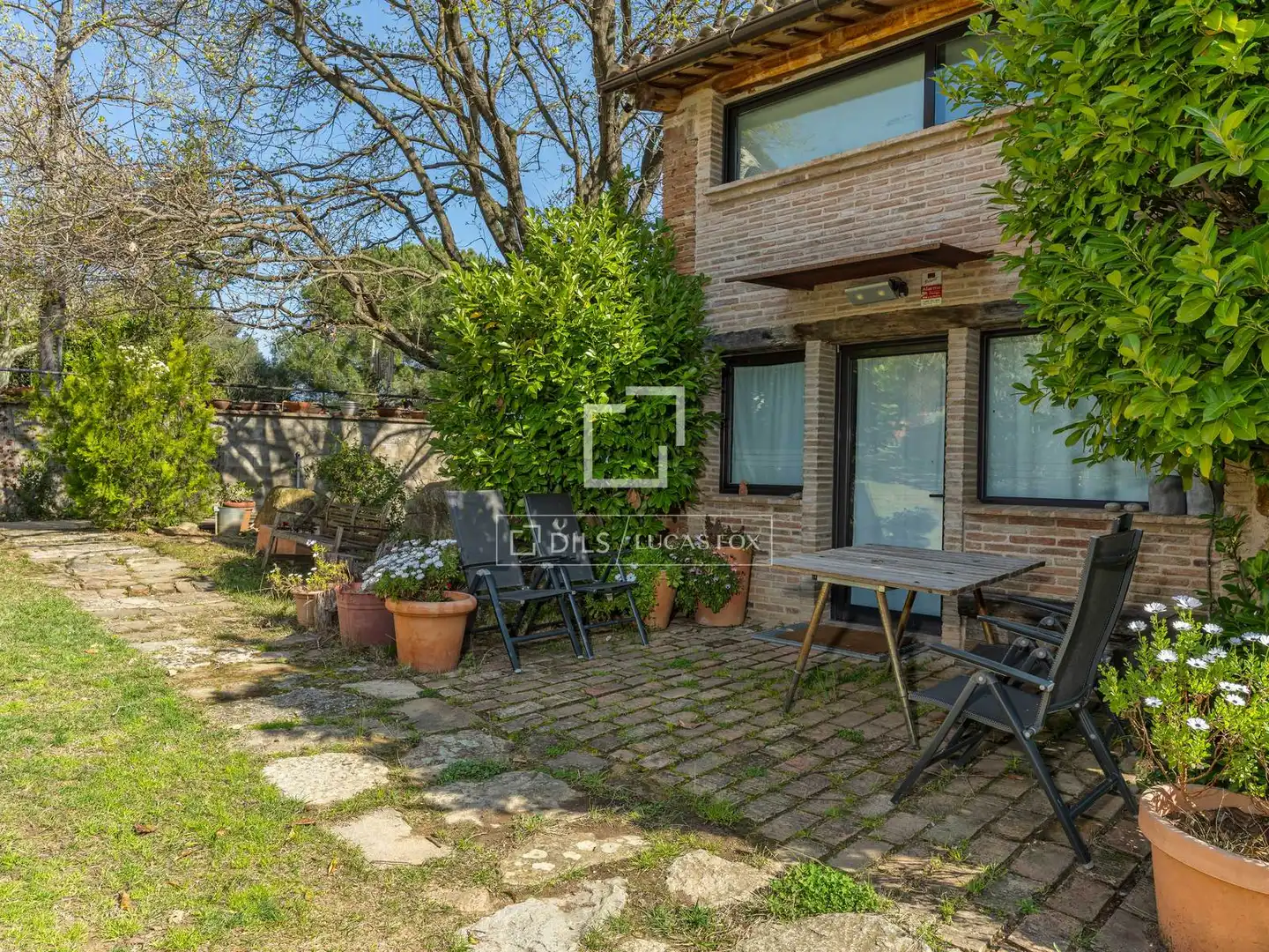 Garden of Country homes for sale in Anglès  with Air Conditioner, Private garden and Terrace