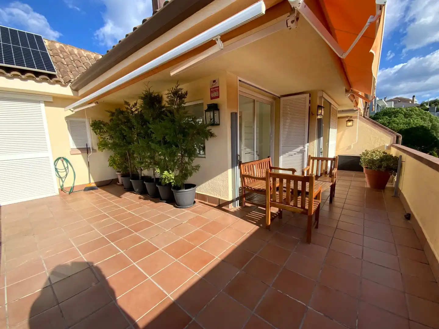 Terrasse von Dachboden zum Verkauf in Sant Vicenç de Montalt mit Klimaanlage, Heizung und Abstellraum